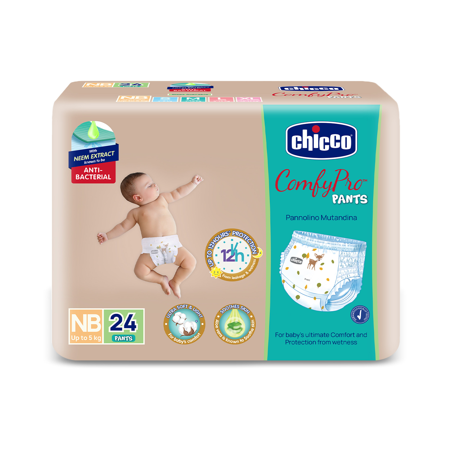 Comfypro Pants New-Born 24 Pc-24Piece